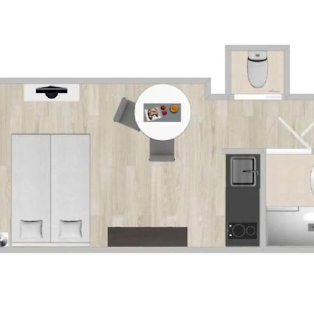 Budget Studio Berlioz Apartment Nice Exterior photo