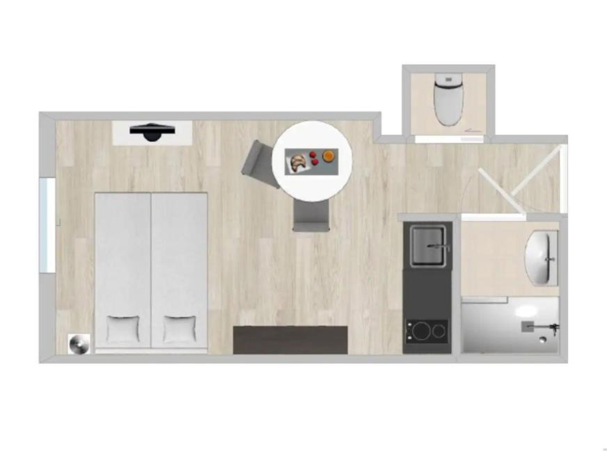 Budget Studio Berlioz Apartment Nice Exterior photo
